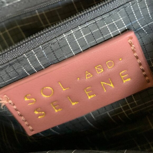 Sol and Selene Nylon Crossbody Bag Dusty Pink Small Bag - Picture 5 of 11